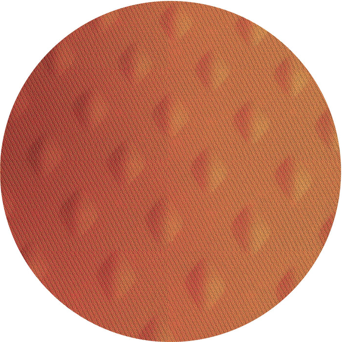 Square Patterned Neon Orange Rug, pat297brn