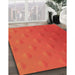 Machine Washable Transitional Orange Red Orange Rug in a Family Room, wshpat297org