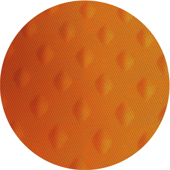 Square Patterned Neon Orange Rug, pat297yw