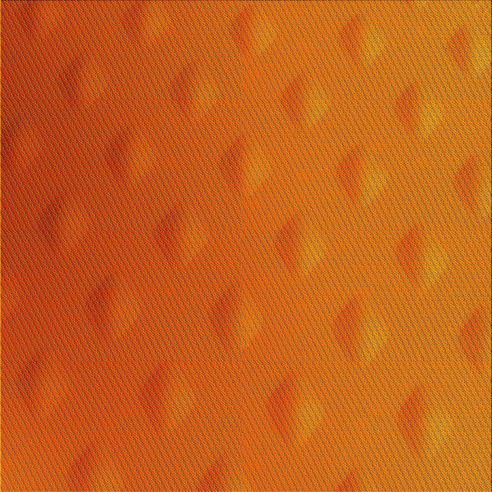 Round Patterned Neon Orange Rug, pat297yw