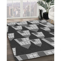 Patterned Cloud Gray Rug, pat2970gry