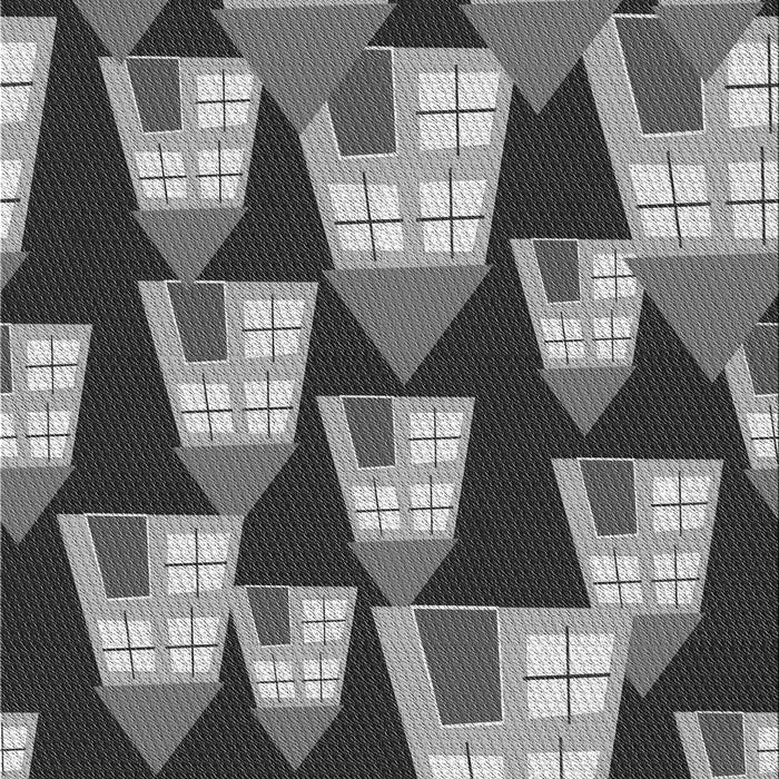 Machine Washable Transitional Cloud Gray Rug, wshpat2970gry