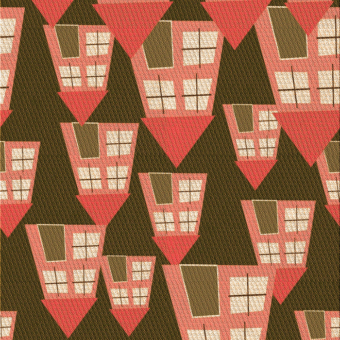 Patterned Peru Brown Rug, pat2970org