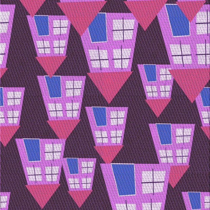 Machine Washable Transitional Dark Magenta Purple Rug, wshpat2970pur