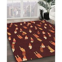 Patterned Red Rug, pat2971org