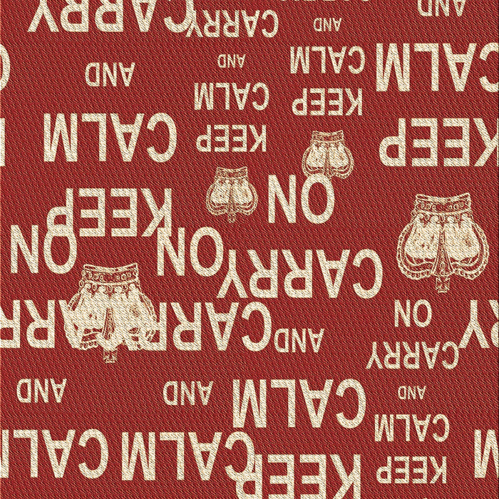 Patterned Orange Rug, pat2972brn