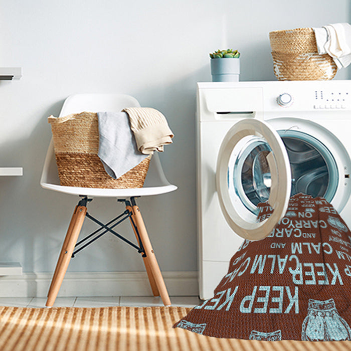 Machine Washable Transitional Tomato Red Rug in a Washing Machine, wshpat2972lblu