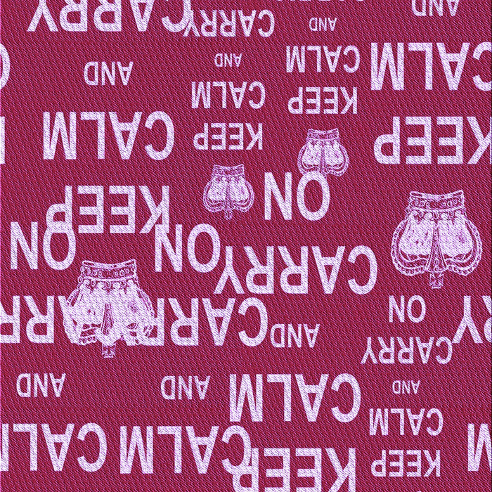 Patterned Raspberry Red Rug, pat2972pur