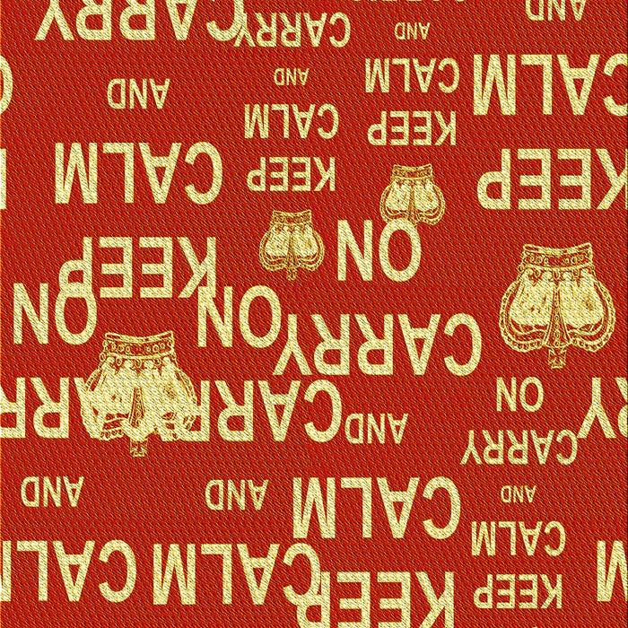 Patterned Orange Rug, pat2972yw