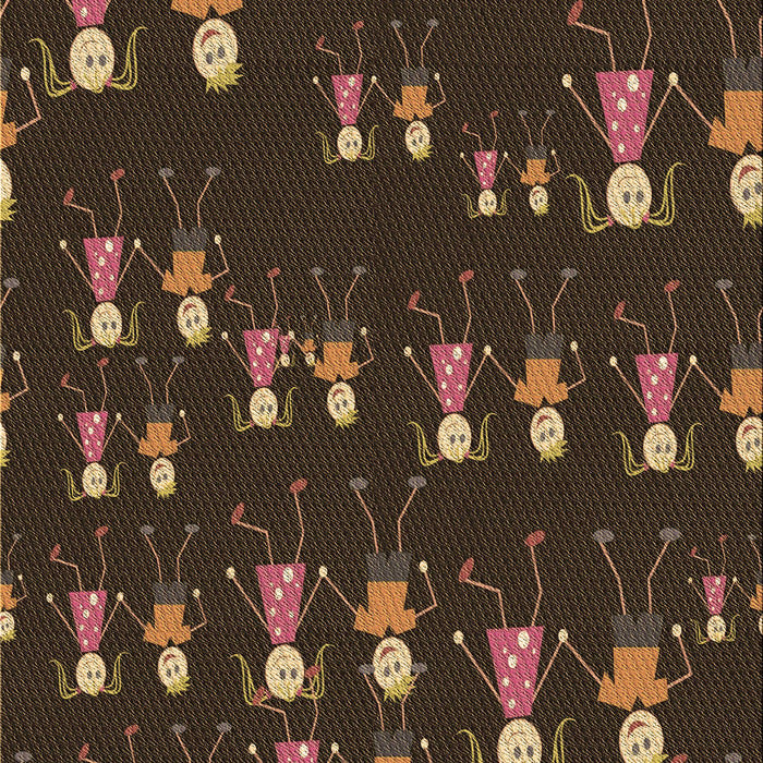 Patterned Sienna Brown Rug, pat2973brn