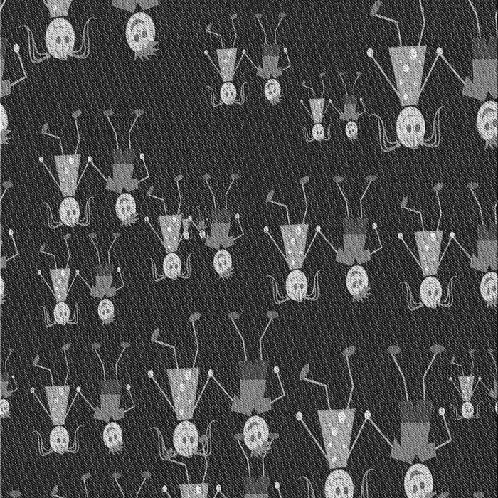 Patterned Smokey Gray Rug, pat2973gry