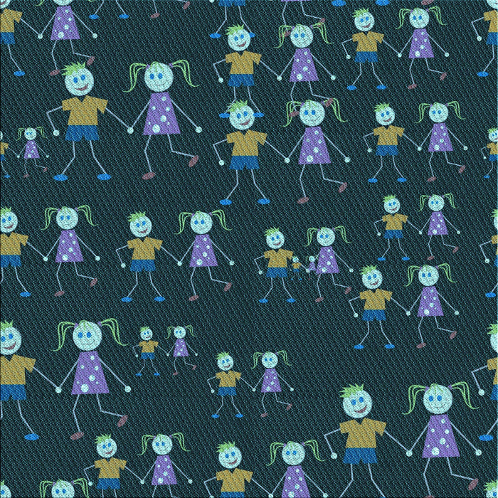 Round Machine Washable Transitional Aquamarine Stone Green Rug, wshpat2973lblu