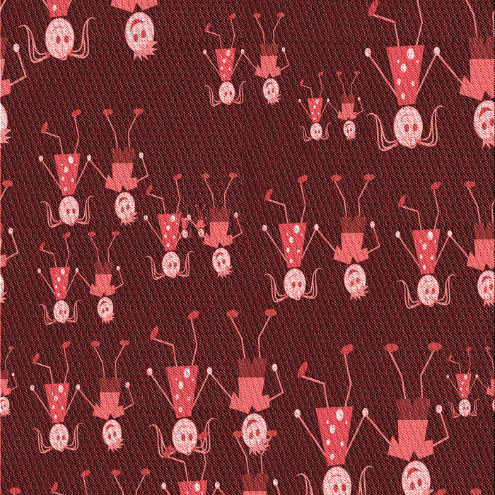 Patterned Red Rug, pat2973rd