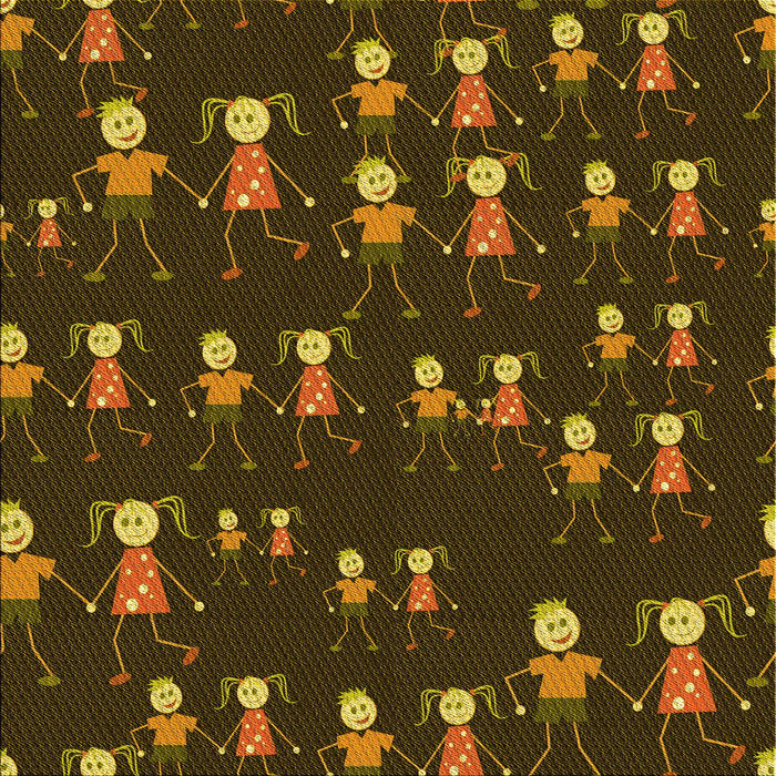 Round Machine Washable Transitional Night Red Rug, wshpat2973yw