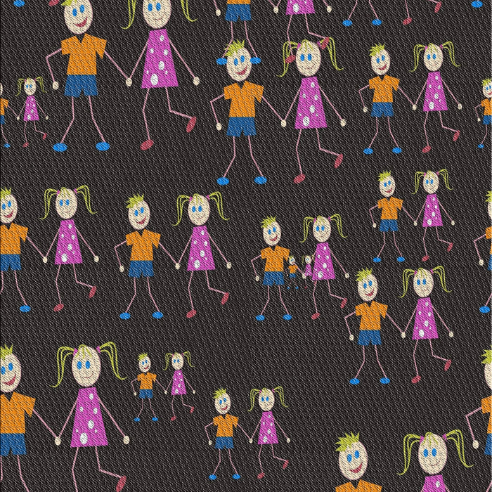 Patterned Army Brown Novelty Rug, pat2973