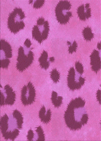 Machine Washable Transitional Bright Neon Pink Purple Rug, wshpat2974pur