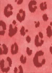 Machine Washable Transitional Red Rug, wshpat2974rd