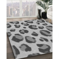 Patterned Silver Gray Rug, pat2975gry