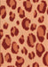 Patterned Orange Rug, pat2975org