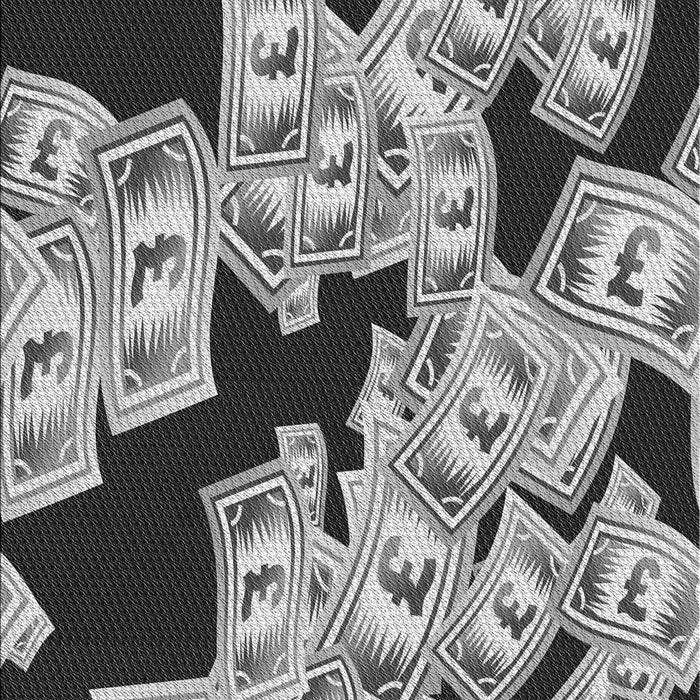 Patterned Silver Gray Rug, pat2976gry