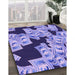 Machine Washable Transitional Mauve Purple Rug in a Family Room, wshpat2976pur