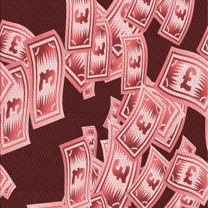 Patterned Pastel Pink Rug, pat2976rd