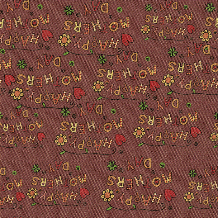 Round Machine Washable Transitional Red Rug, wshpat2977brn