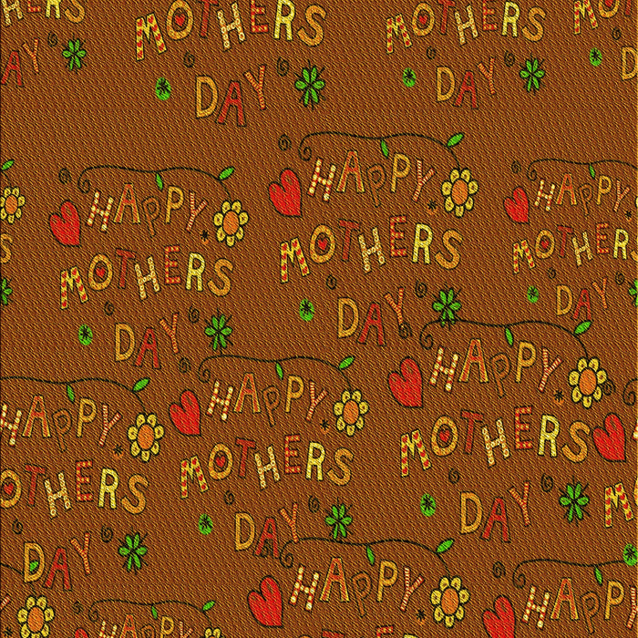 Patterned Tomato Red Rug, pat2977yw