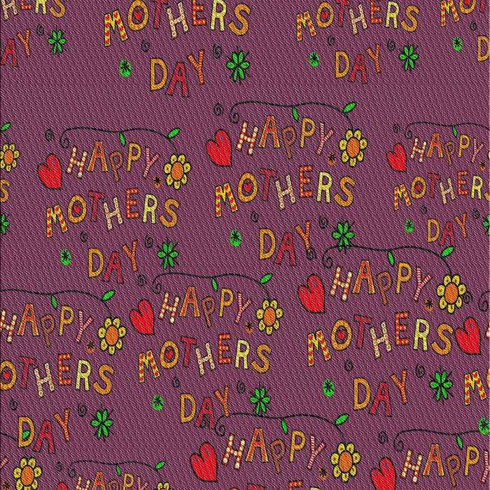 Patterned Tulip Pink Novelty Rug, pat2977