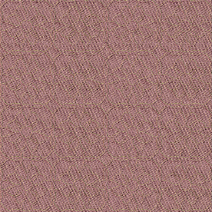 Round Machine Washable Transitional Cherry Red Rug, wshpat2978brn