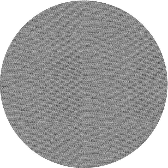 Square Patterned Dark Gray Rug, pat2978gry