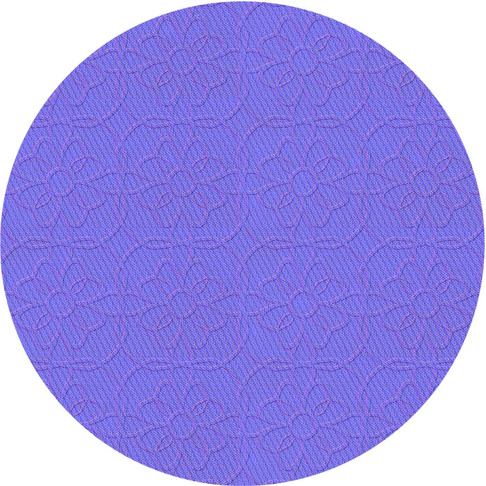 Square Patterned Purple Mimosa Purple Rug, pat2978pur