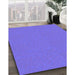 Patterned Purple Mimosa Purple Rug in Family Room, pat2978pur