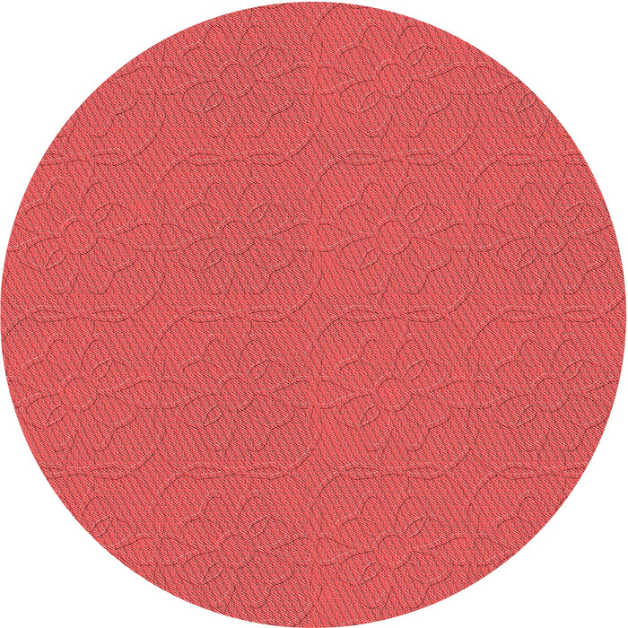 Square Patterned Red Rug, pat2978rd
