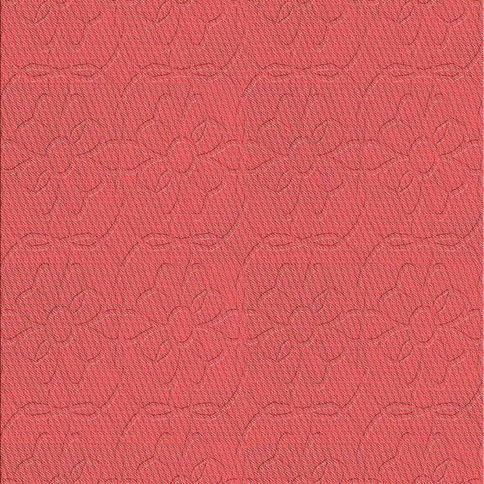 Patterned Red Rug, pat2978rd