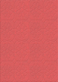 Machine Washable Transitional Red Rug, wshpat2978rd