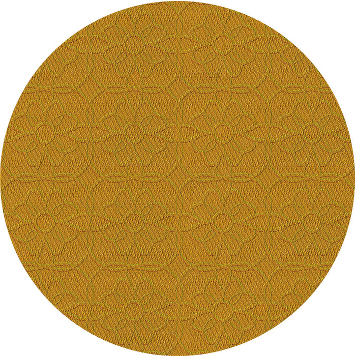 Square Patterned Dark Orange Rug, pat2978yw