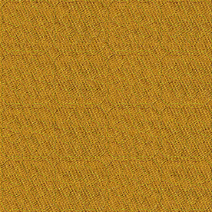 Round Patterned Dark Orange Rug, pat2978yw