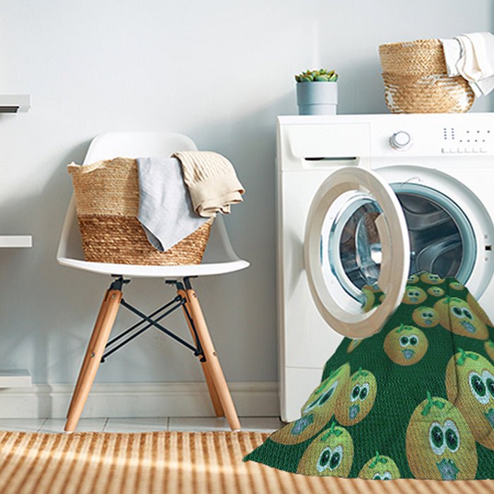 Machine Washable Transitional Green Rug in a Washing Machine, wshpat2979lblu