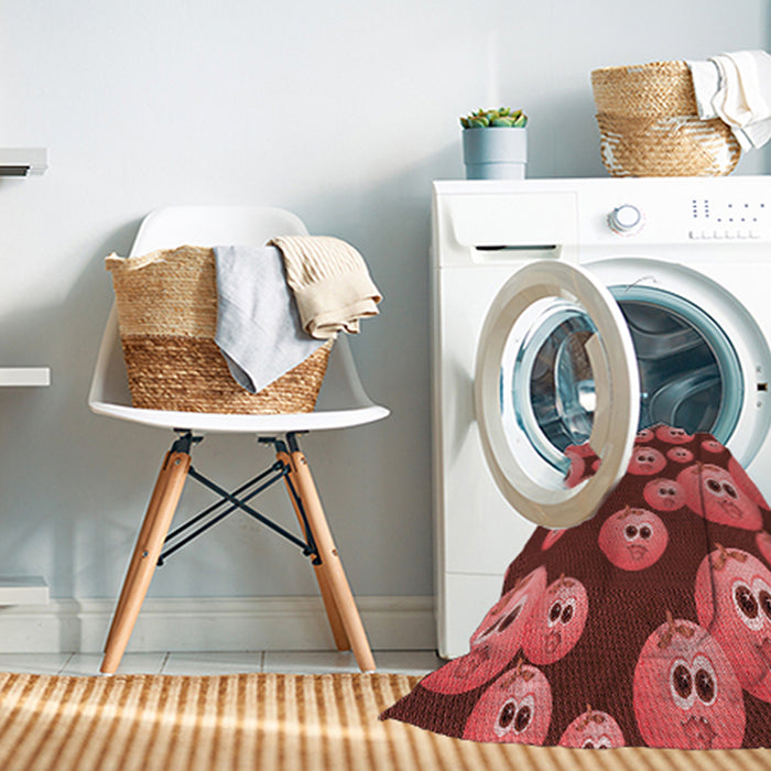 Machine Washable Transitional Red Rug in a Washing Machine, wshpat2979rd
