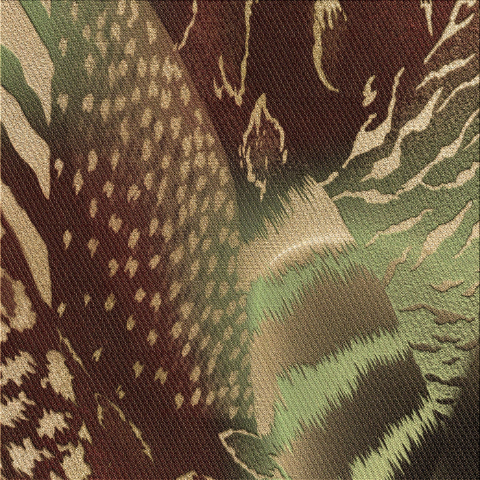 Round Machine Washable Transitional Night Red Rug, wshpat298brn