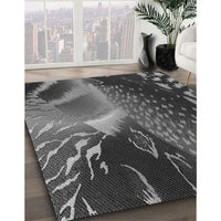 Patterned Gray Rug, pat298gry