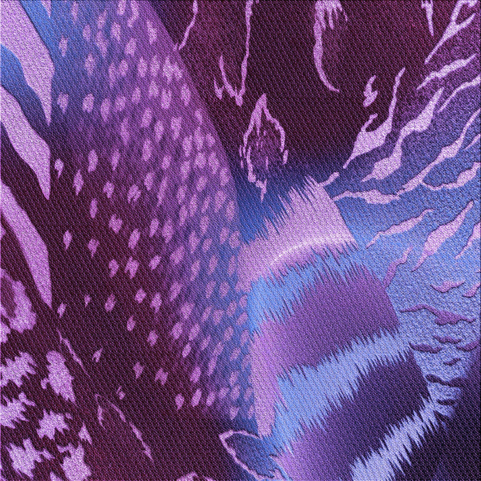 Round Machine Washable Transitional Purple Rug, wshpat298pur