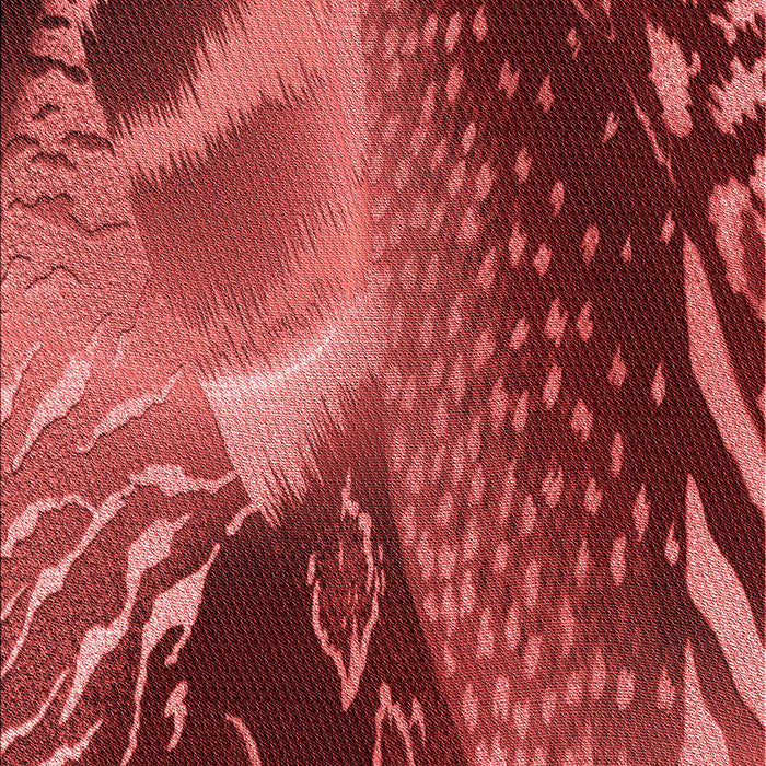 Patterned Cranberry Red Rug, pat298rd