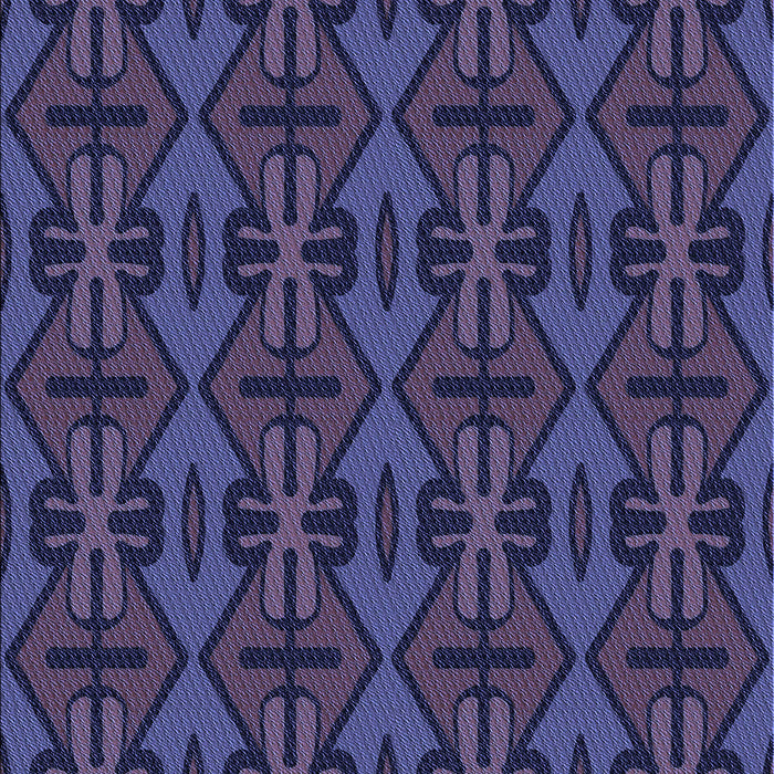 Patterned Slate Blue Rug, pat2980blu