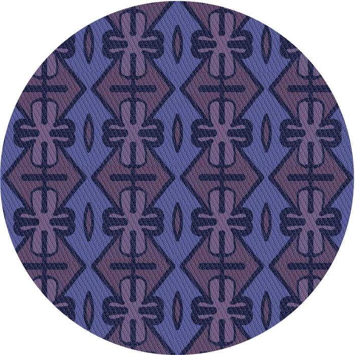 Square Machine Washable Transitional Slate Blue Rug in a Living Room, wshpat2980blu