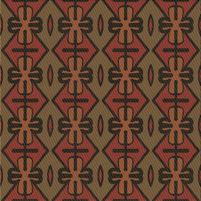 Round Machine Washable Transitional Night Red Rug, wshpat2980brn