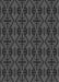 Patterned Charcoal Black Rug, pat2980gry