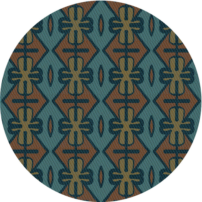 Square Machine Washable Transitional Dark Coffee Brown Rug in a Living Room, wshpat2980lblu