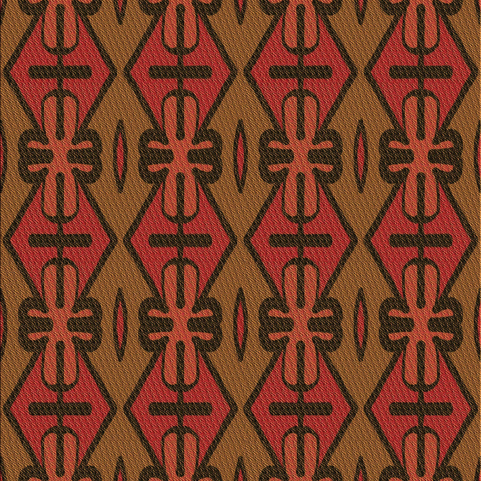 Patterned Mahogany Brown Rug, pat2980org